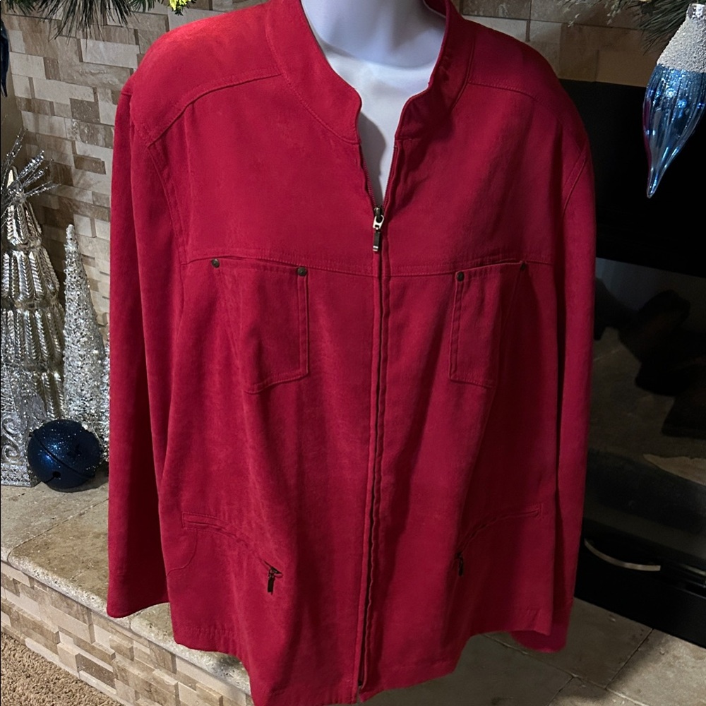JM Collection Vibrant Pink Jacket
